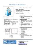 ICE 1-300 Dry Ice Block Machine 