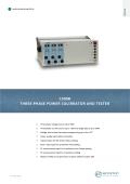 C300B THREE-PHASE POWER CALIBRATOR AND TESTER